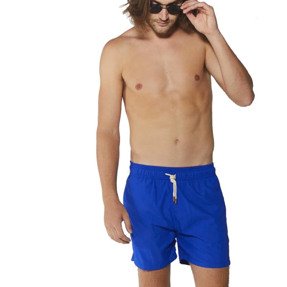 RETROMARINE NEW YORK
Blue Royale Swim Short Size Medium